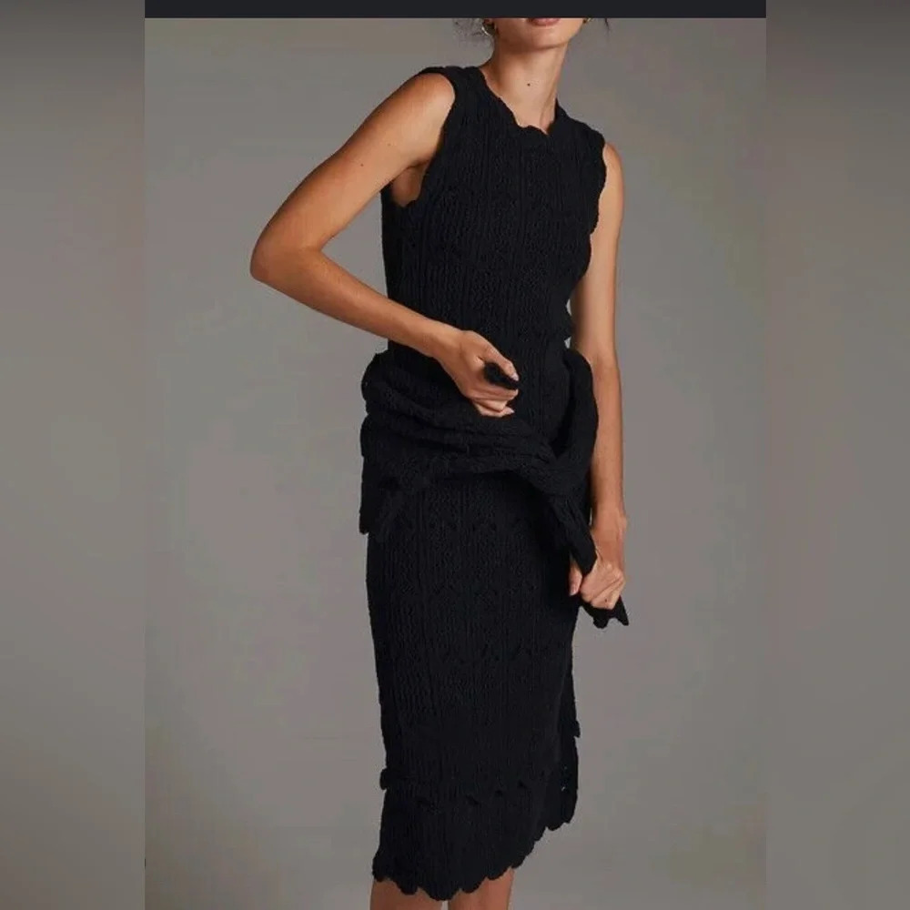 ! ANTHROPOLOGIE Crochet Dress Xs
